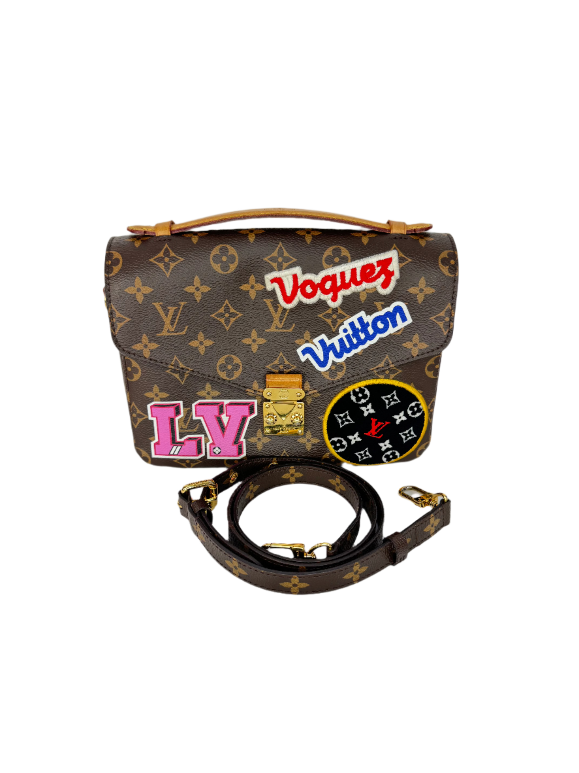 Louis Vuitton Monogram Patches Pochette Metis