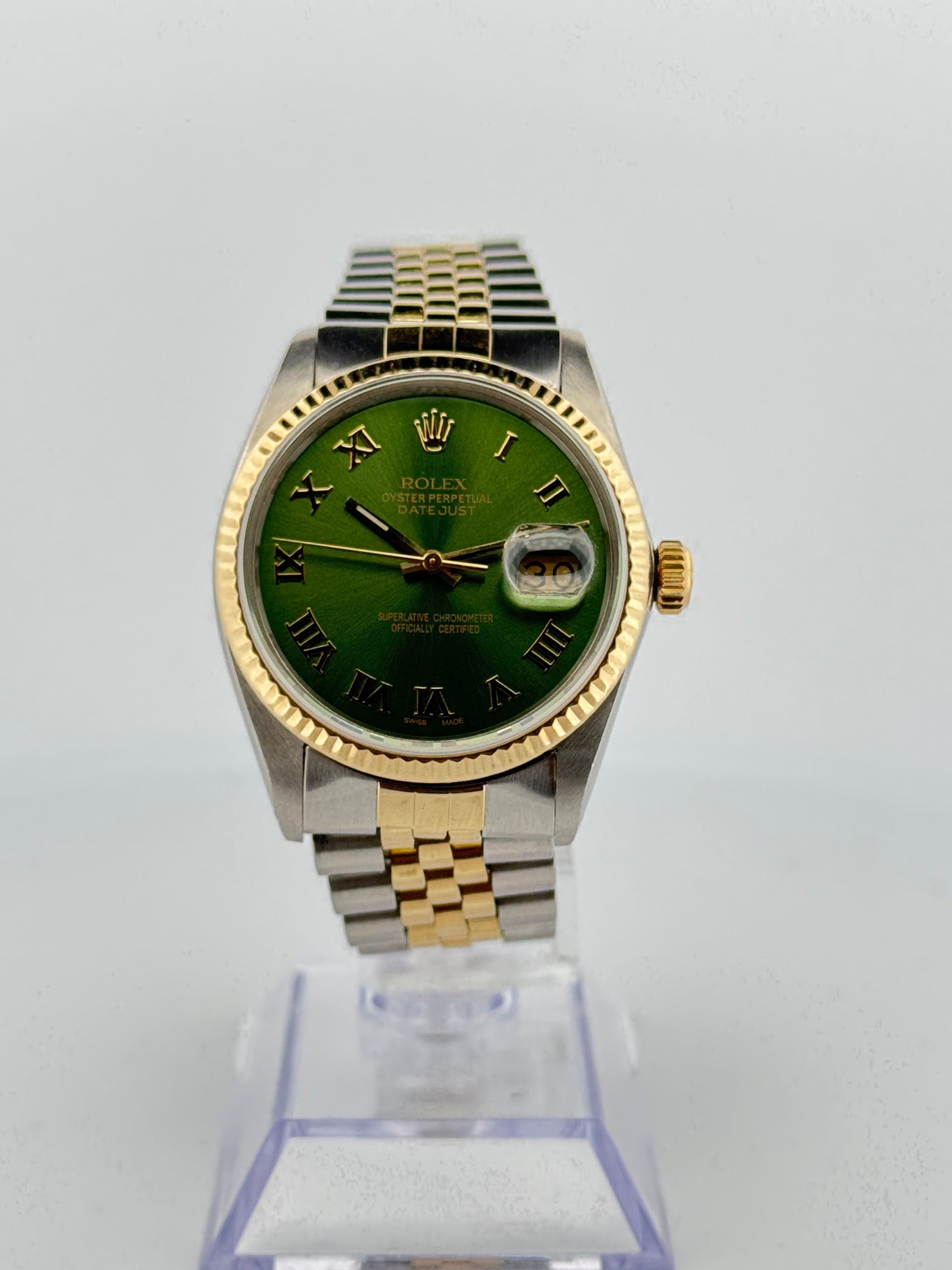 36mm Rolex Datejust 16013 Olive Dial (1983)