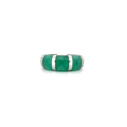 14K White Gold Estate Ring