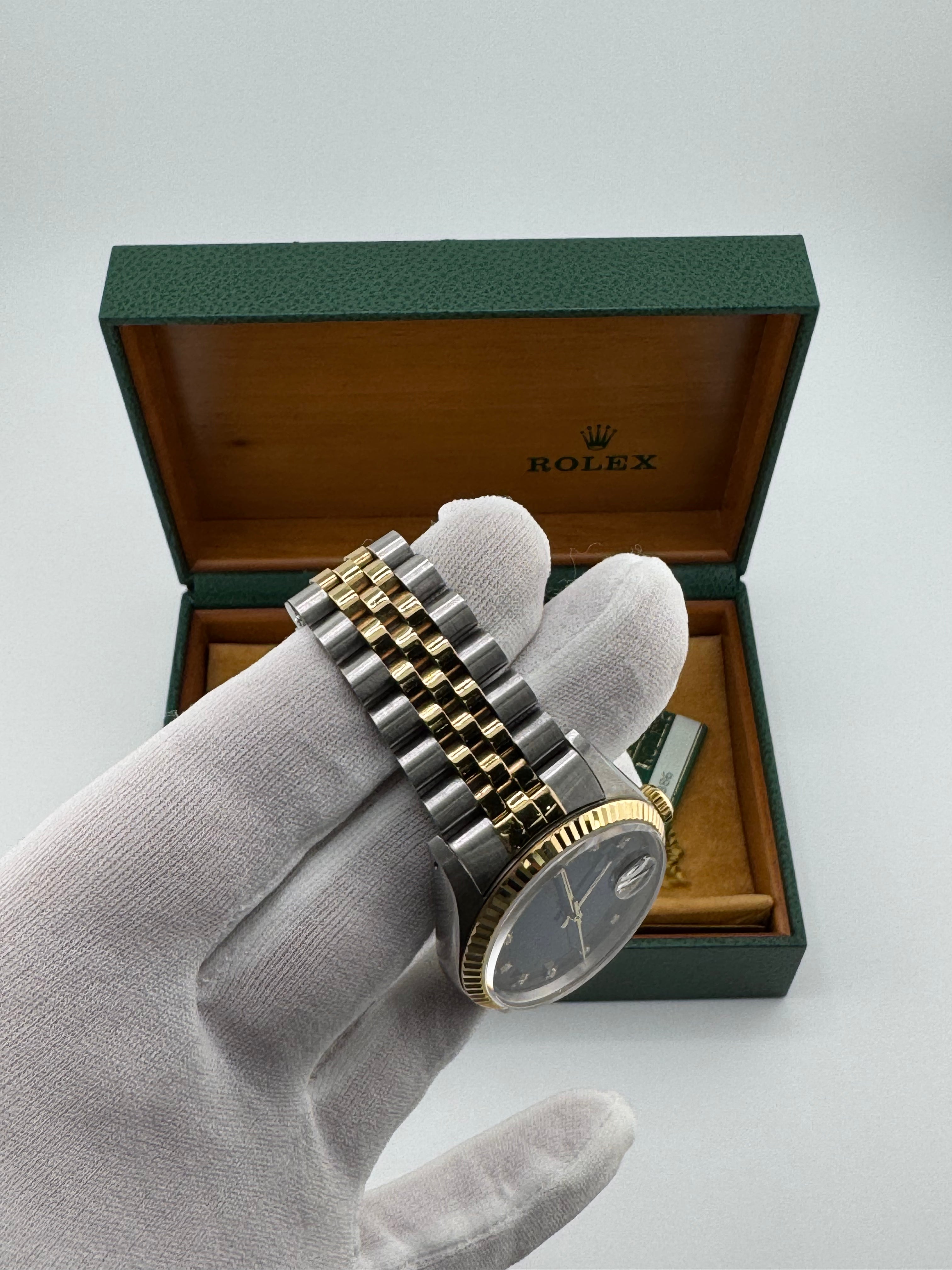 36mm Rolex Datejust 16233 Blue Dial (1989)