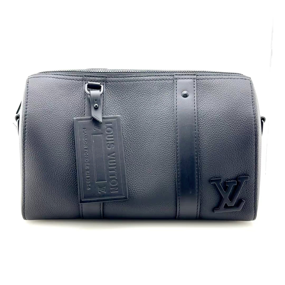Louis Vuitton City Keepall Black Aerogram