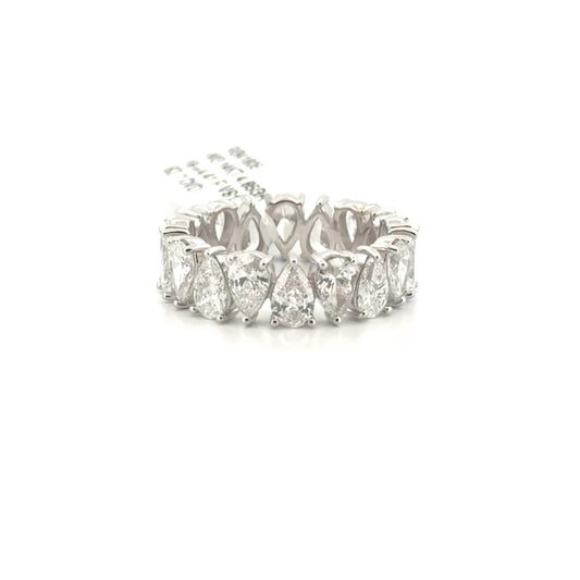 Pear Shape Lab Grown Diamond North & South Fashion Band