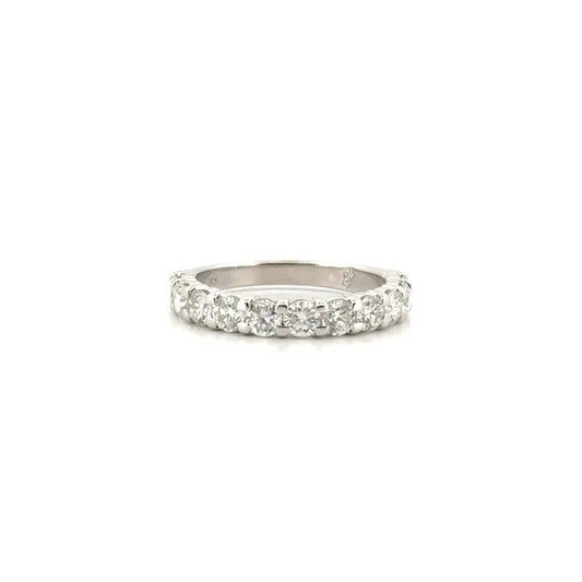 Approx. 2cttw. Natural Diamond Band in 14K White Gold
