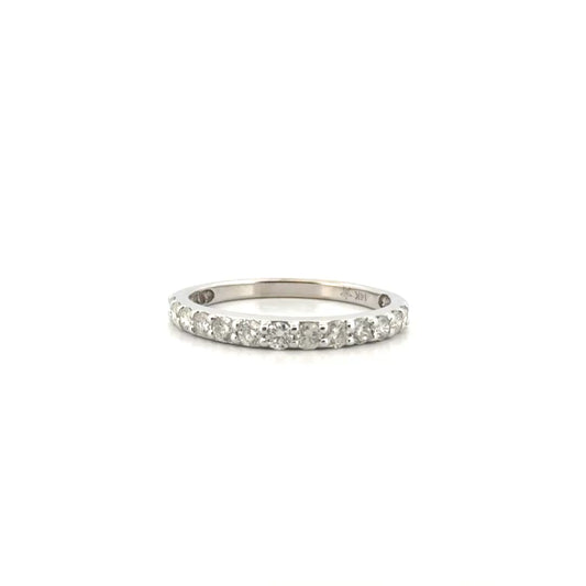 Natural Diamond Band in 14K White Gold