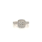 Disney Diamond Engagement Ring in 14K White Gold Sz 5.5