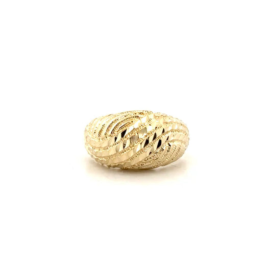Dome Fashion Ring in 14K Yellow Gold