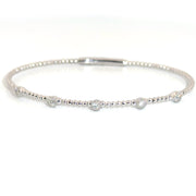 .30cttw. Diamond Flexible Bangle in 14K Yellow Gold