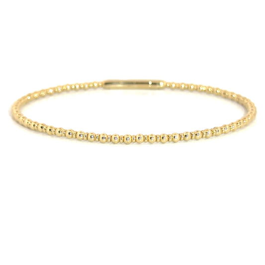 Flexible Bangle in 14K Yellow Gold