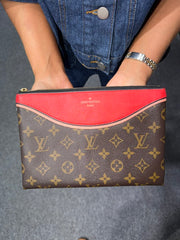 Louis Vuitton Tuileries Pochette Monogram Red