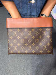Louis Vuitton Tuileries Pochette Monogram Caramel
