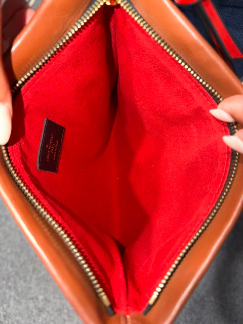 Louis Vuitton Tuileries Pochette Monogram Caramel