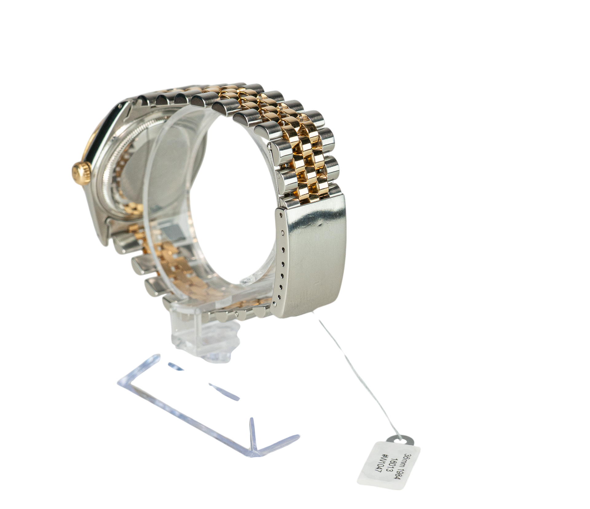 36mm Datejust Model 16013 Two Tone Black Dial Diamond Bezel (1984)