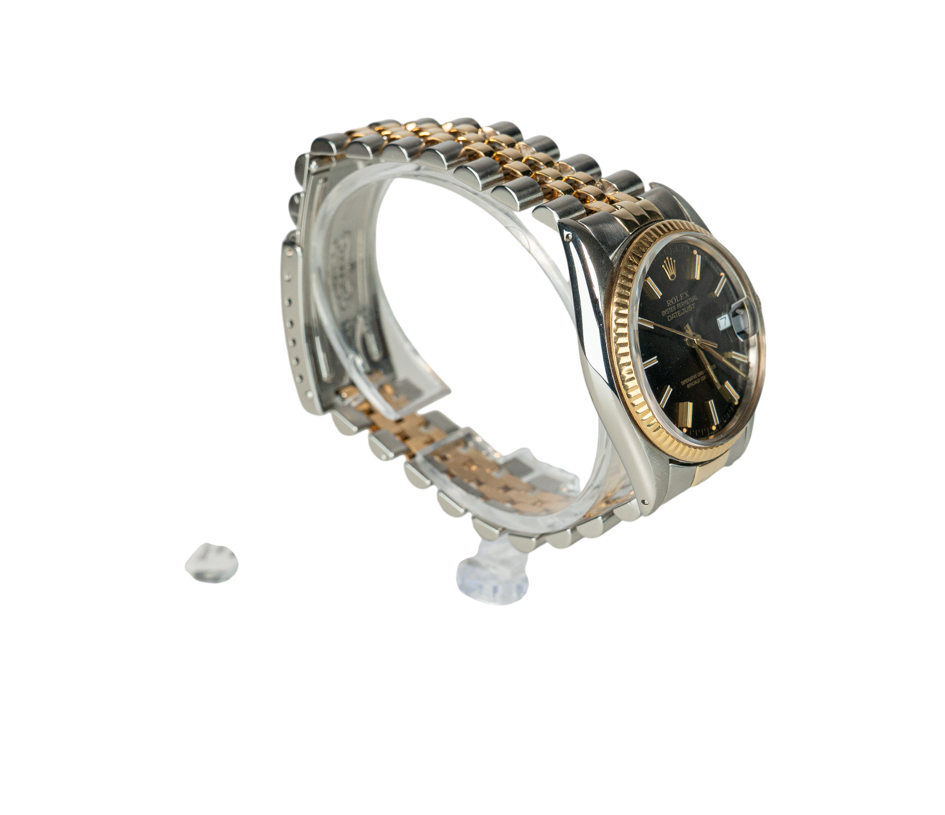 36mm Datejust Model 16013 Two Tone Black Dial Diamond Bezel (1984)
