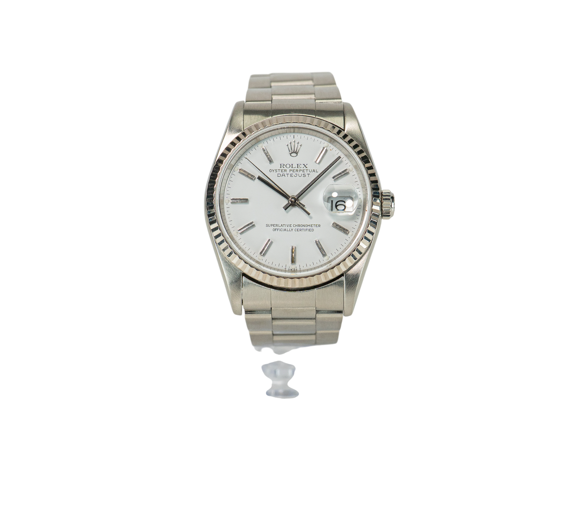 36mm Datejust Model 16234 White Dial Fluted (2000)