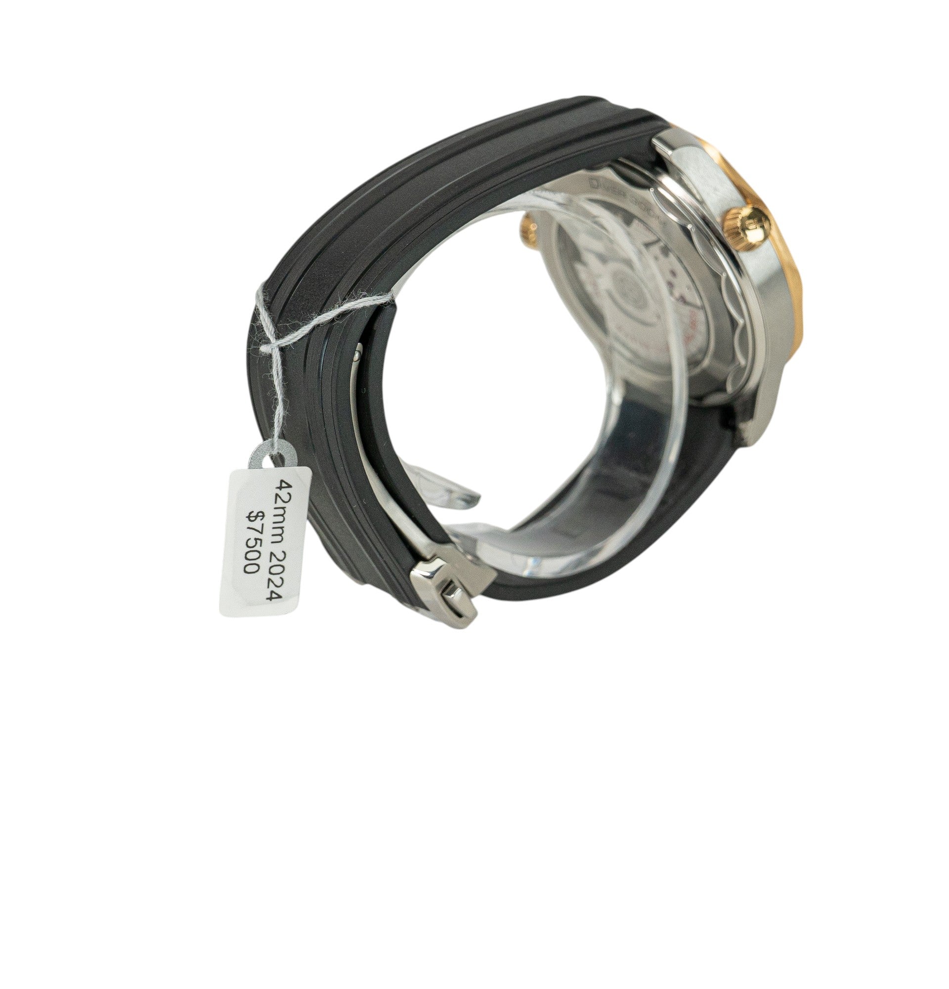 42mm Omega Seamaster 300 Steel & 18K Ceragold on Rubber Strap (2024)