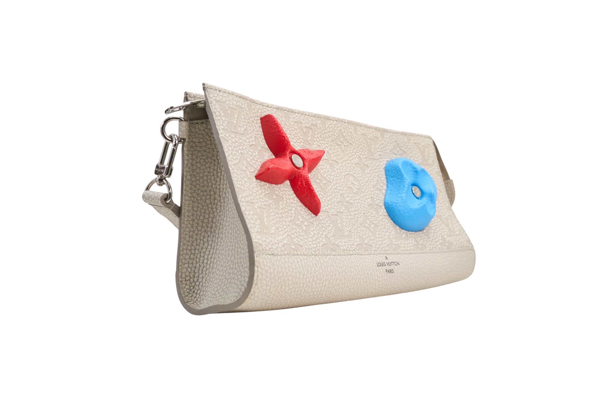 Louis Vuitton Climbing Standing Bag Chalk Monogram Taurillon