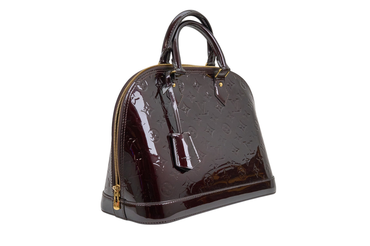 Louis Vuitton Alma PM Monogram Vernis Amarante