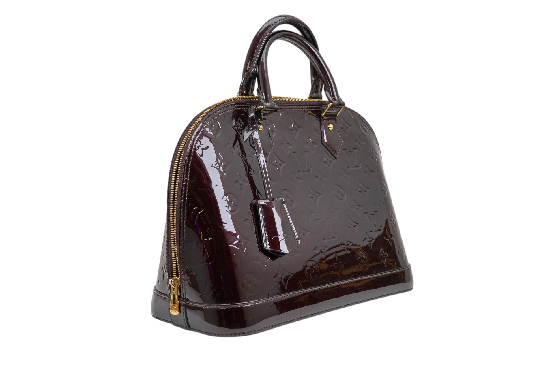 Louis Vuitton Alma PM Monogram Vernis Amarante