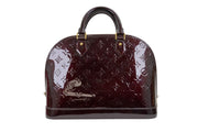 Louis Vuitton Alma PM Monogram Vernis Amarante
