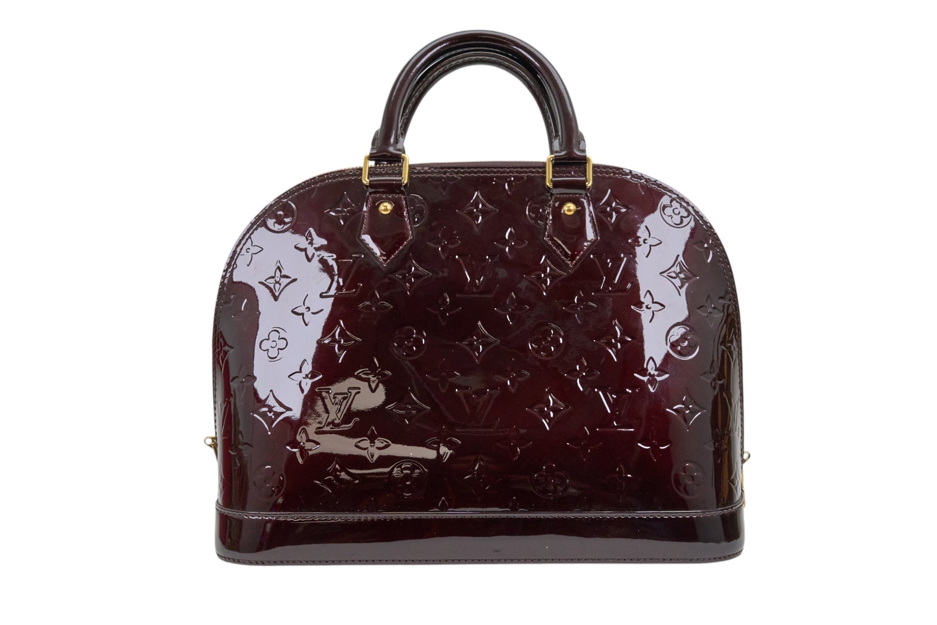 Louis Vuitton Alma PM Monogram Vernis Amarante