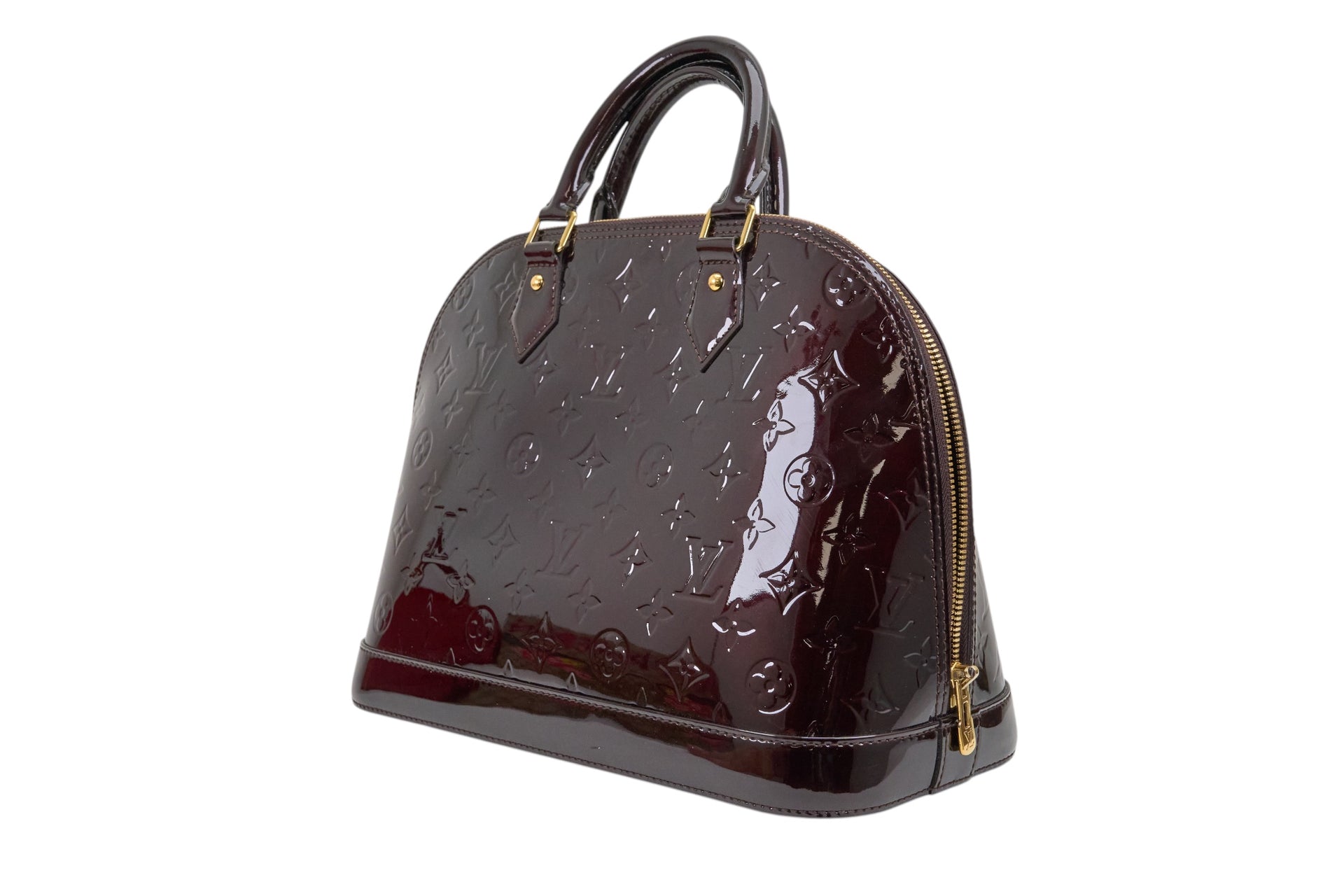 Louis Vuitton Alma PM Monogram Vernis Amarante