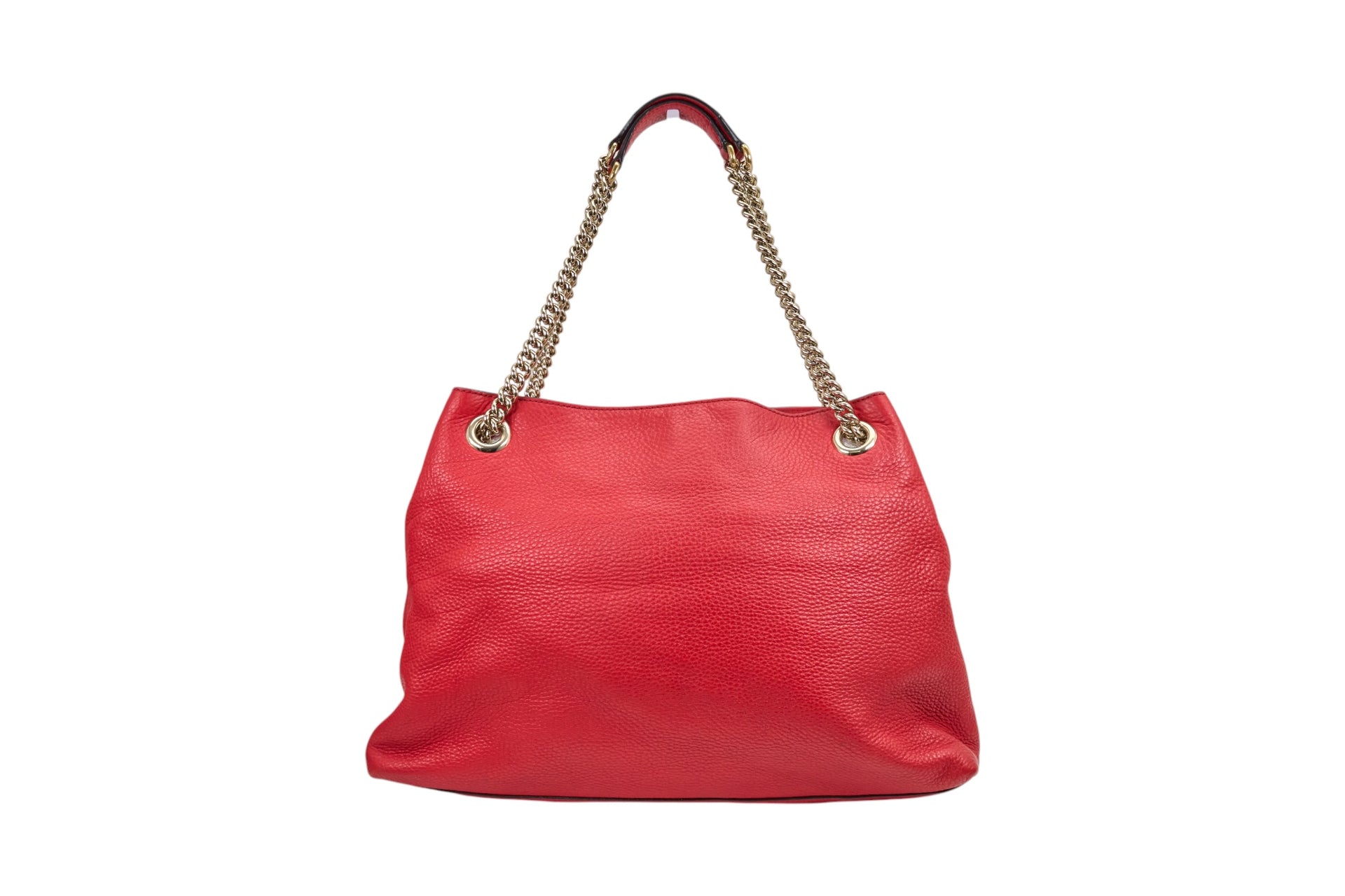 Gucci Red Leather Soho Bag