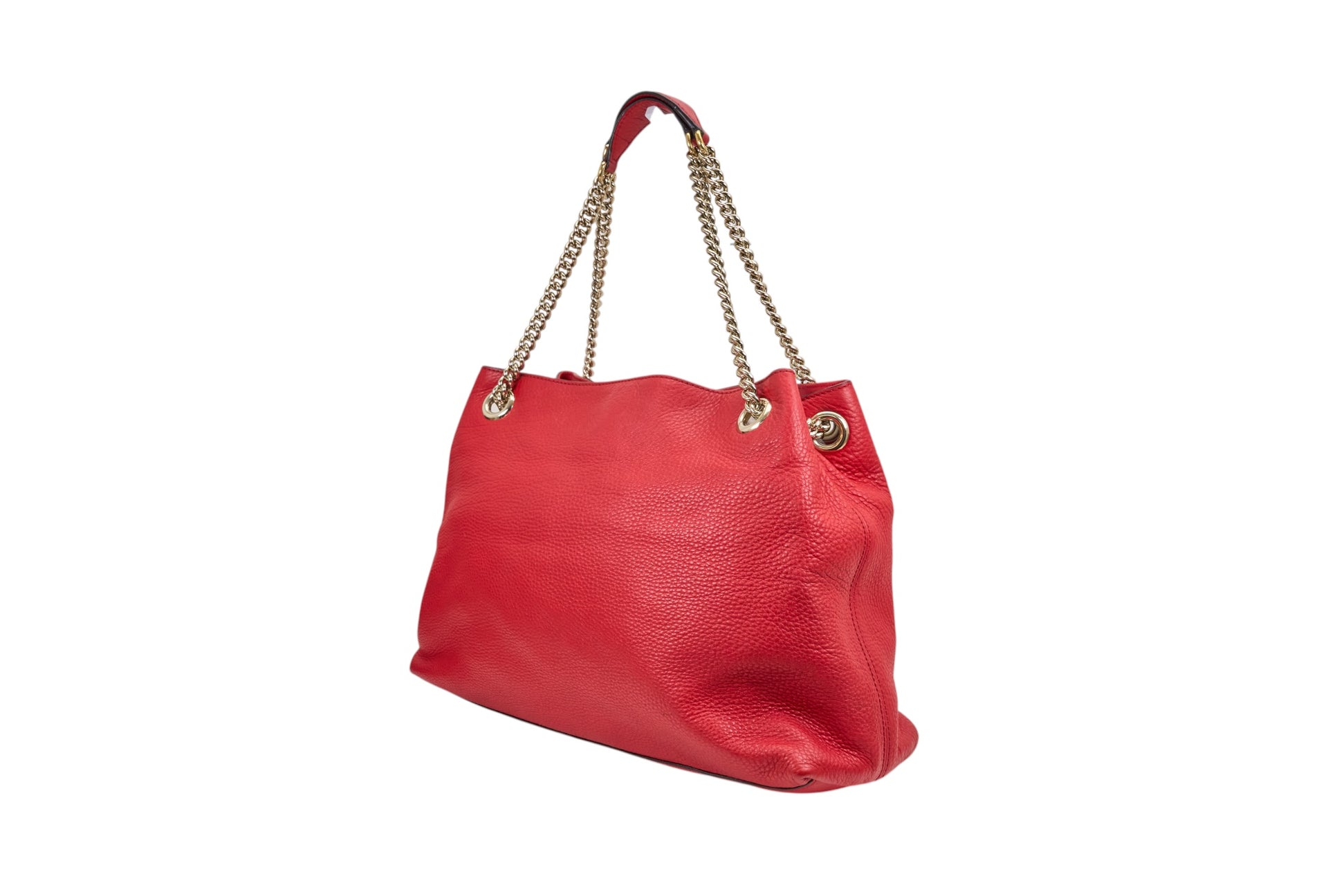 Gucci Red Leather Soho Bag