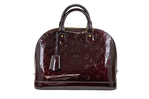 Louis Vuitton Alma PM Monogram Vernis Amarante