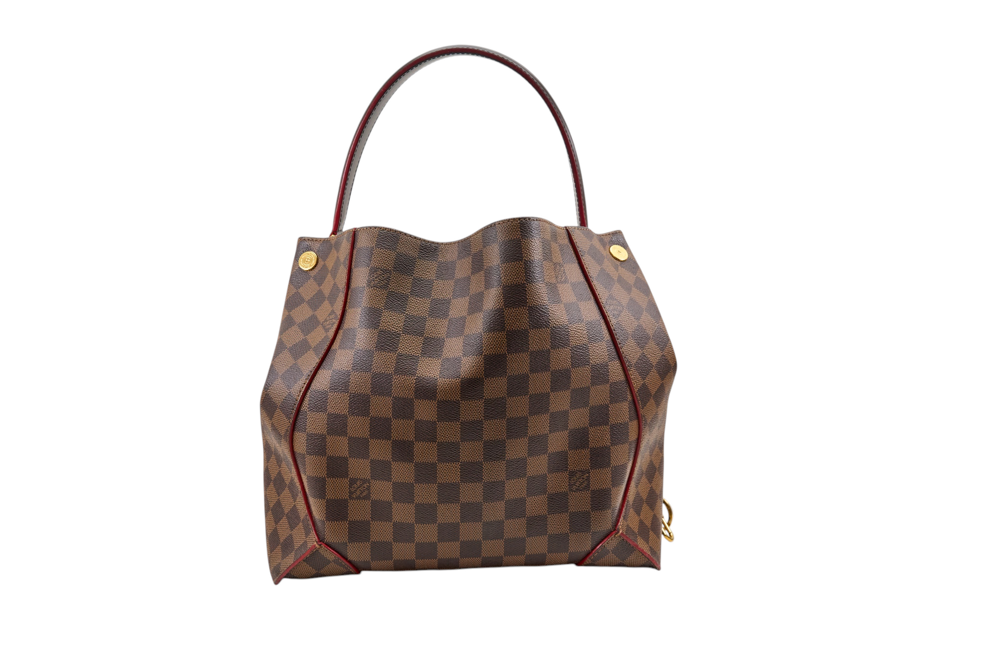 Louis Vuitton Caissa Hobo Damier Ebene Cherry