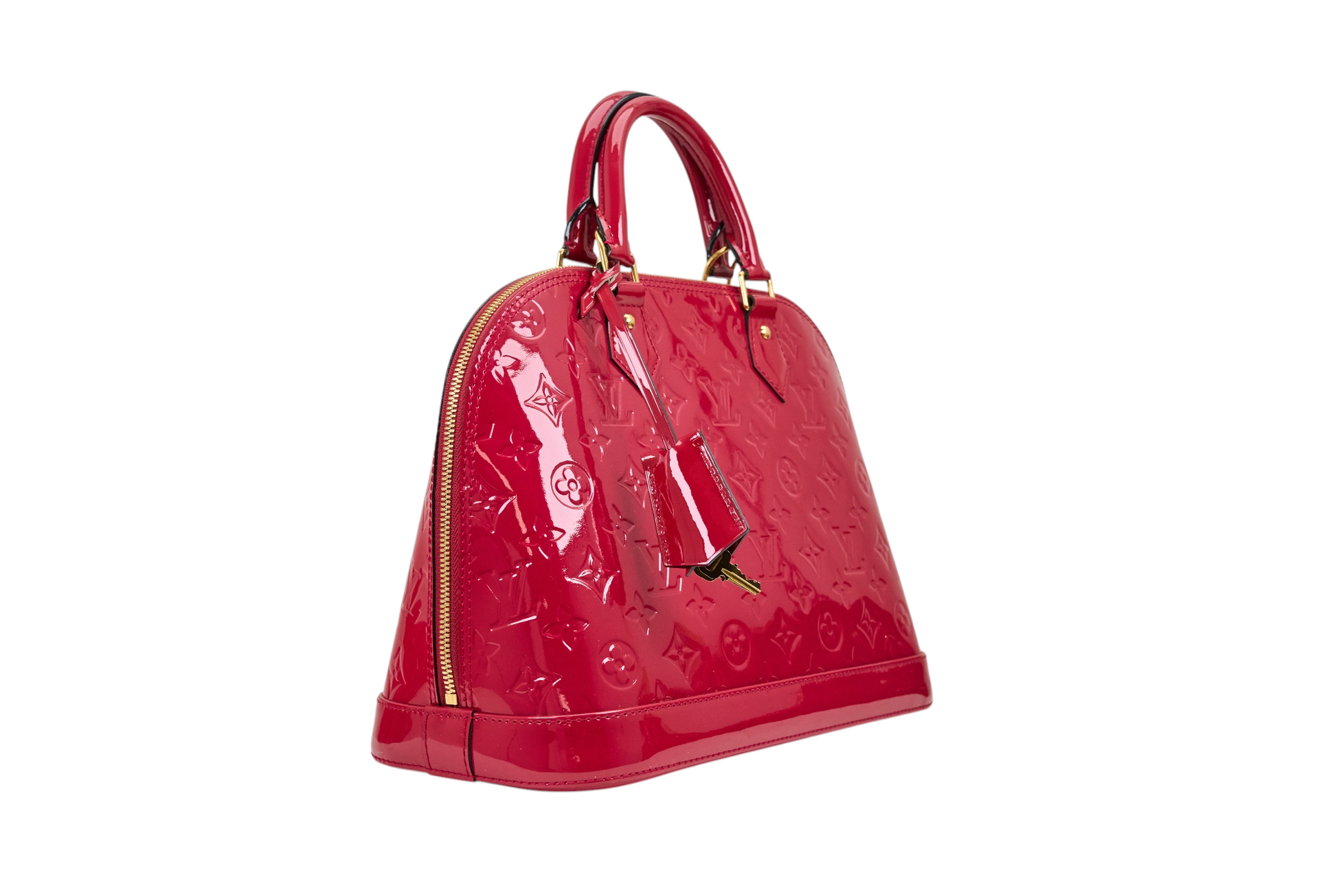 Louis Vuitton Alma PM Monogram Vernis Rose Indien