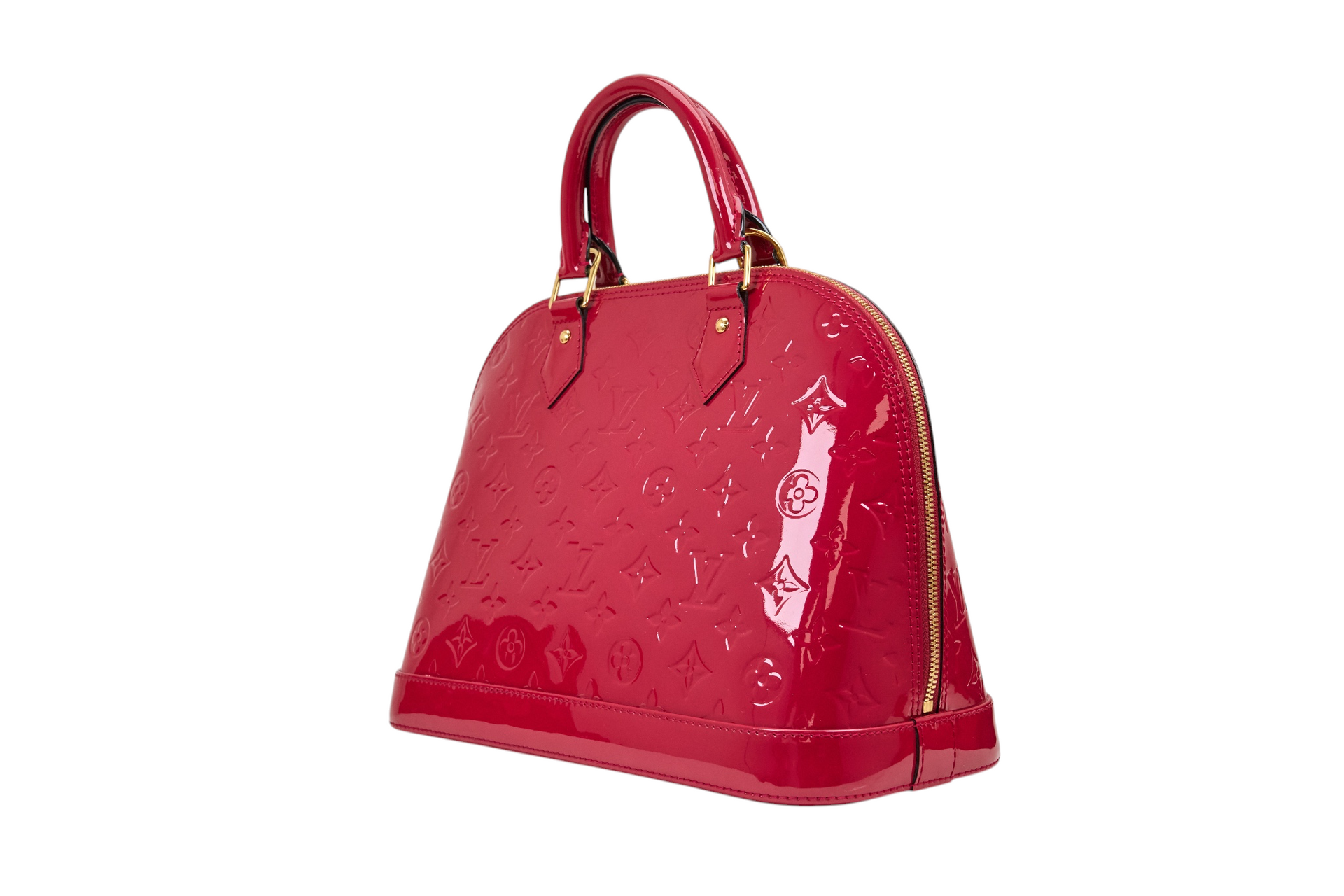 Louis Vuitton Alma PM Monogram Vernis Rose Indien
