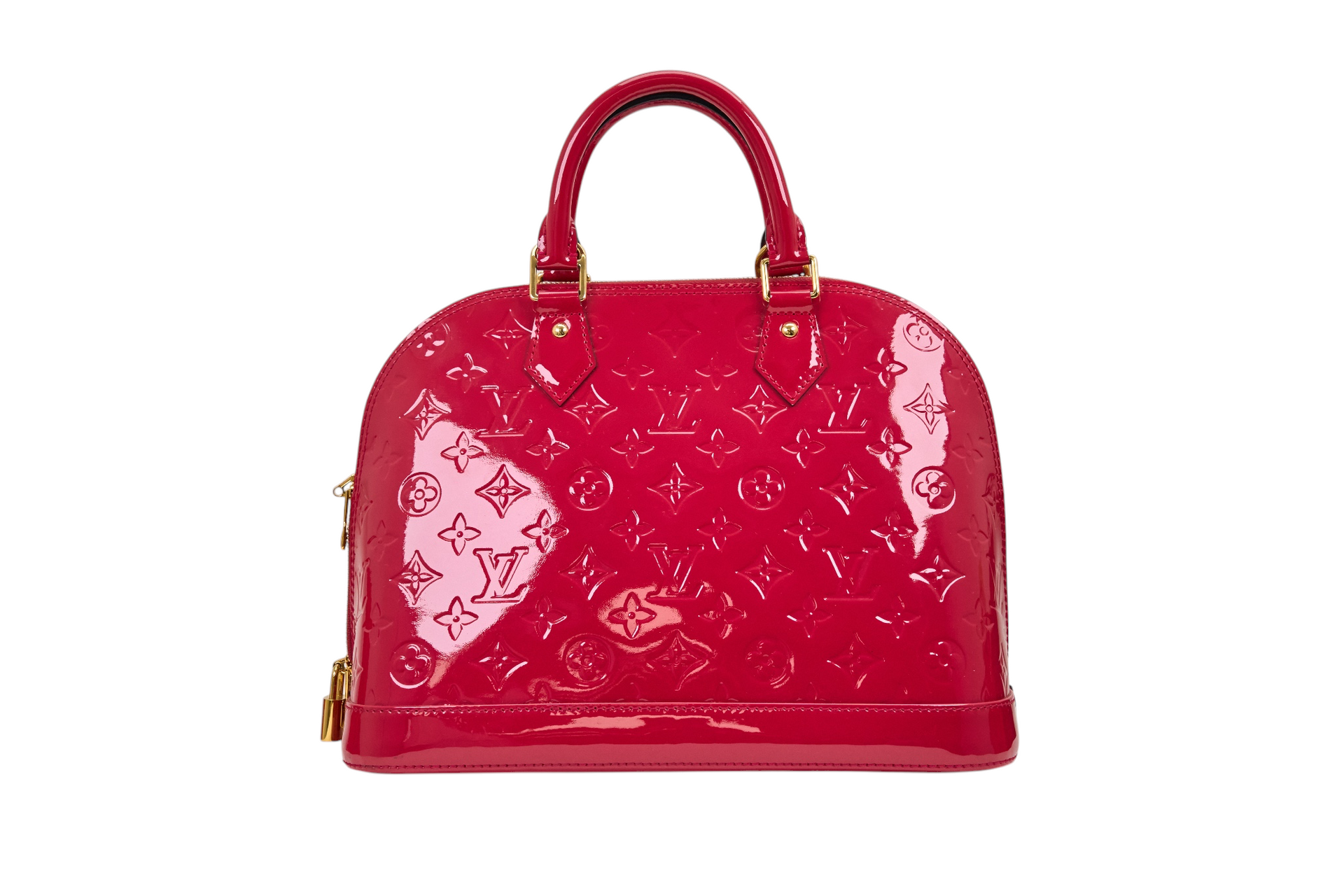 Louis Vuitton Alma PM Monogram Vernis Rose Indien