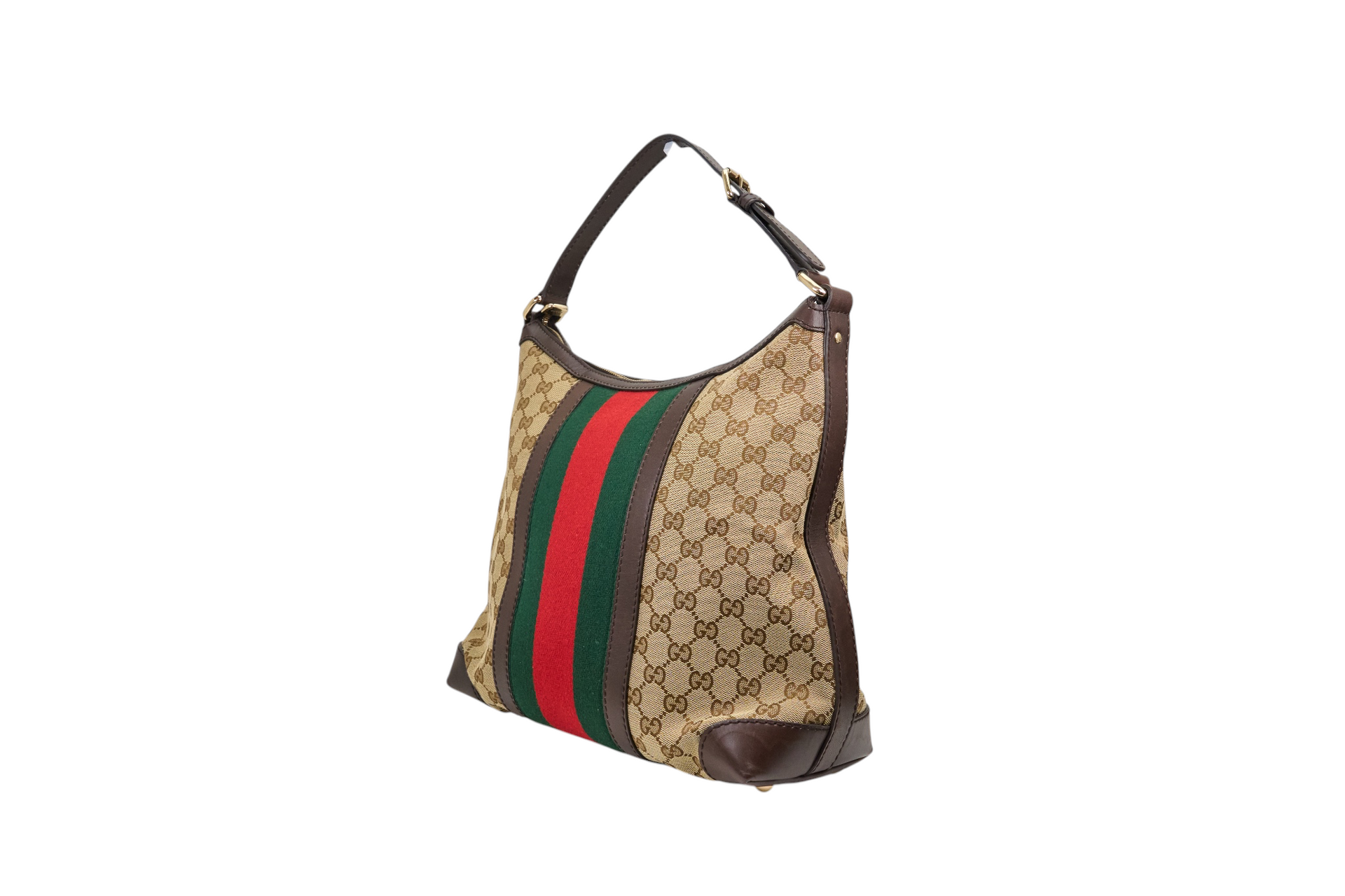 Gucci GG Canvas Web Shoulder Bag