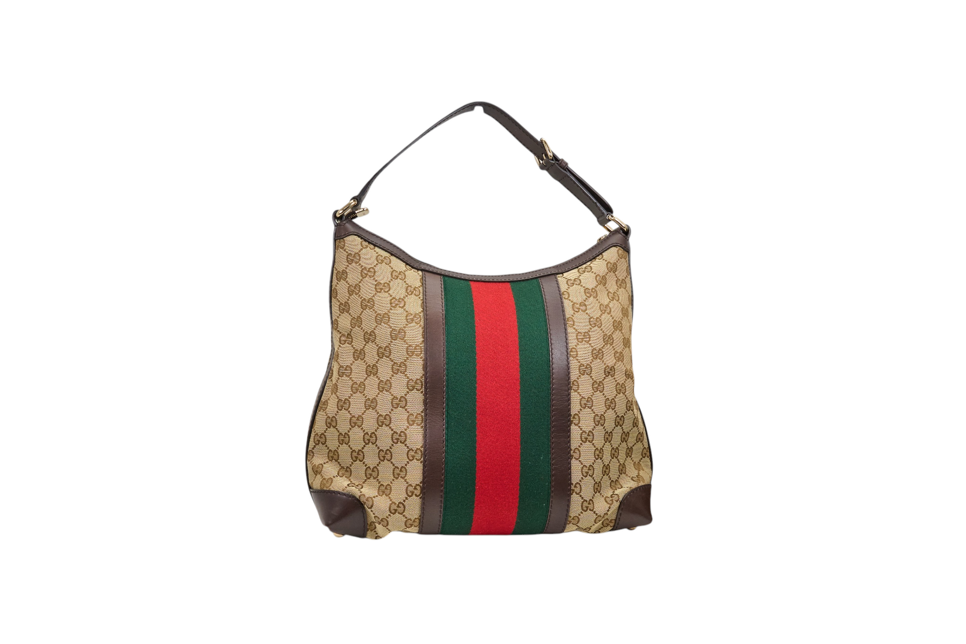 Gucci GG Canvas Web Shoulder Bag