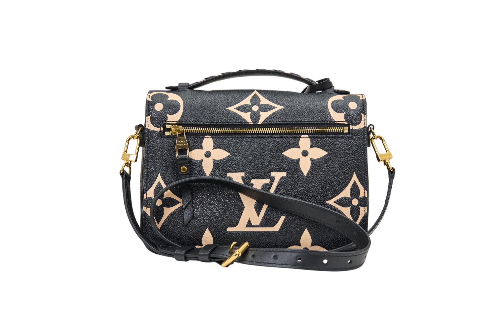 Louis Vuitton Pochette Metis Monogram Crafty Black Cream