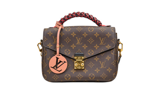 Louis Vuitton Pochette Metis Monogram Braided Coquelicot