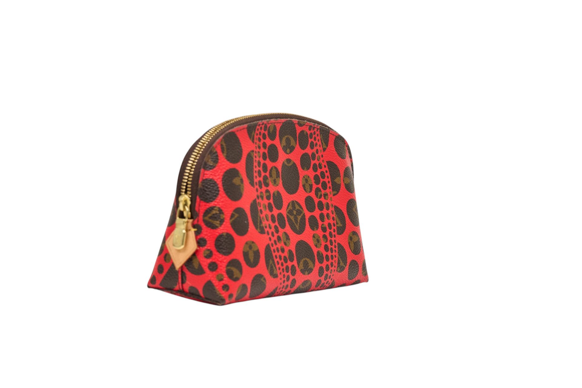 Louis Vuitton Monogram Kusama Dots Red Cosmetic Pouch