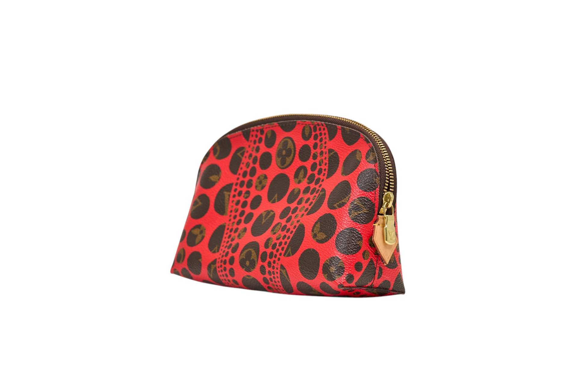 Louis Vuitton Monogram Kusama Dots Red Cosmetic Pouch