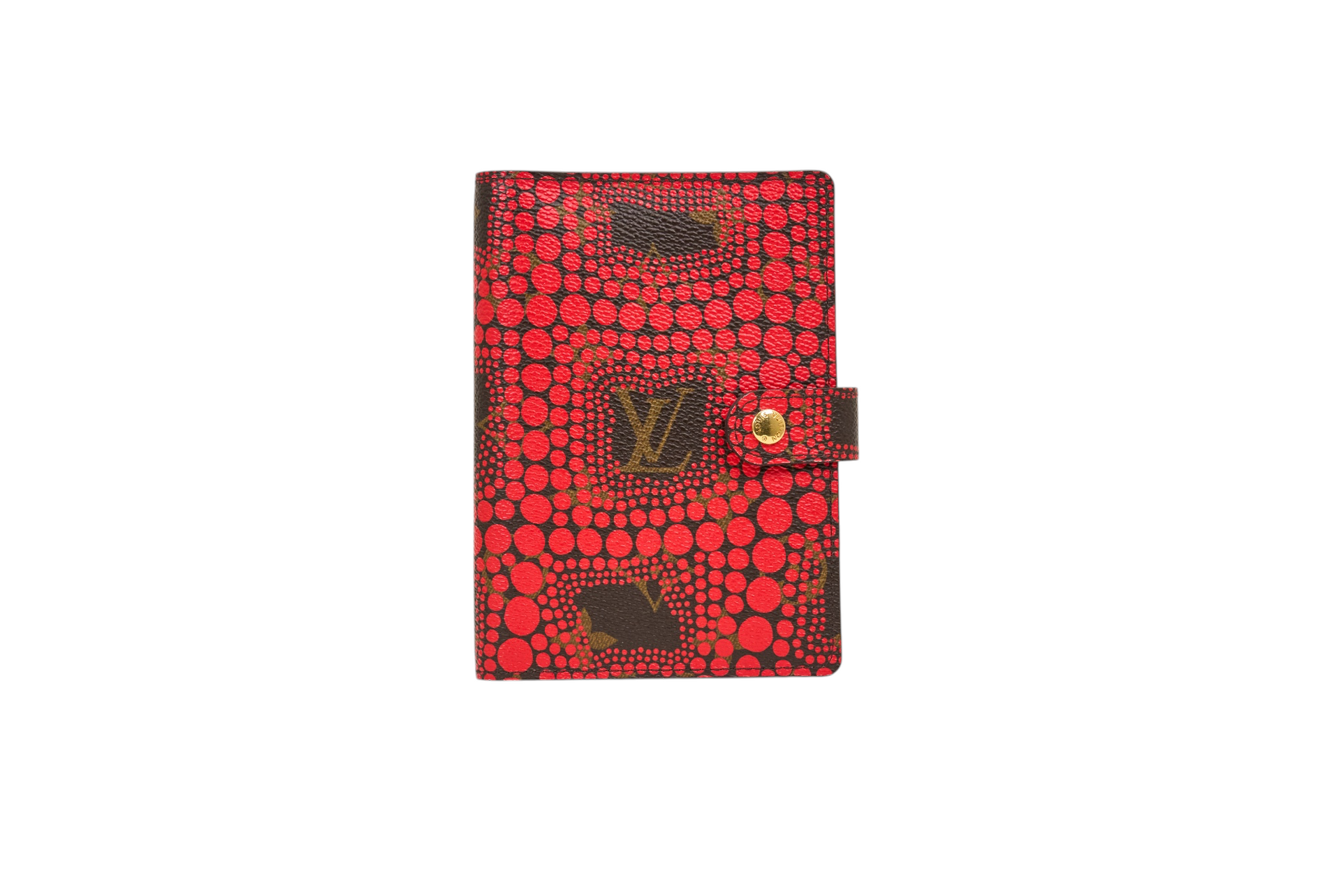 Louis Vuitton Monogram Kusama Dots Red Monogram Town Agenda PM Planner