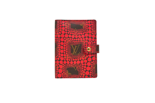 Louis Vuitton Monogram Kusama Dots Red Monogram Town Agenda PM Planner