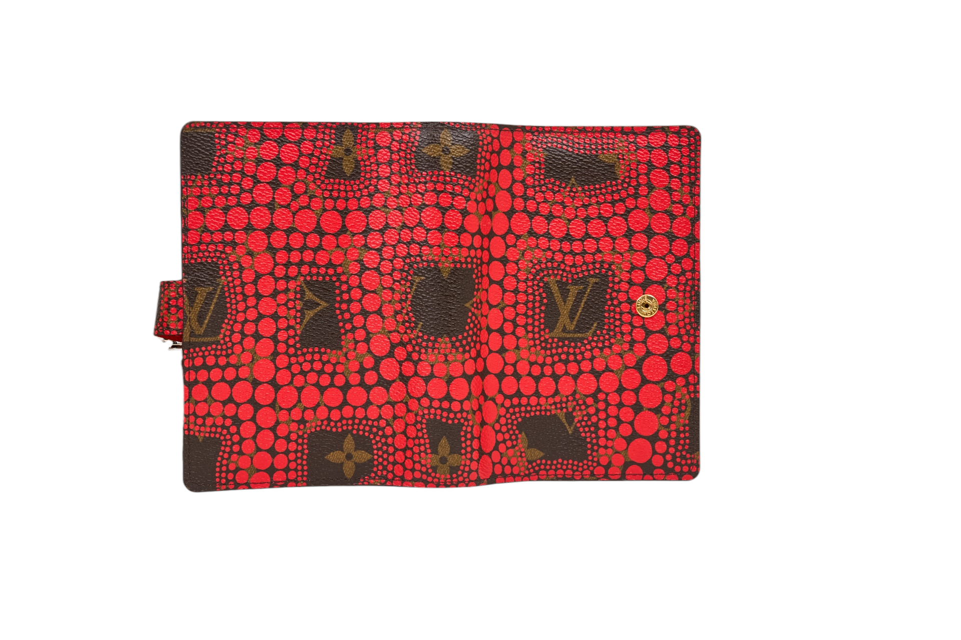 Louis Vuitton Monogram Kusama Dots Red Monogram Town Agenda PM Planner