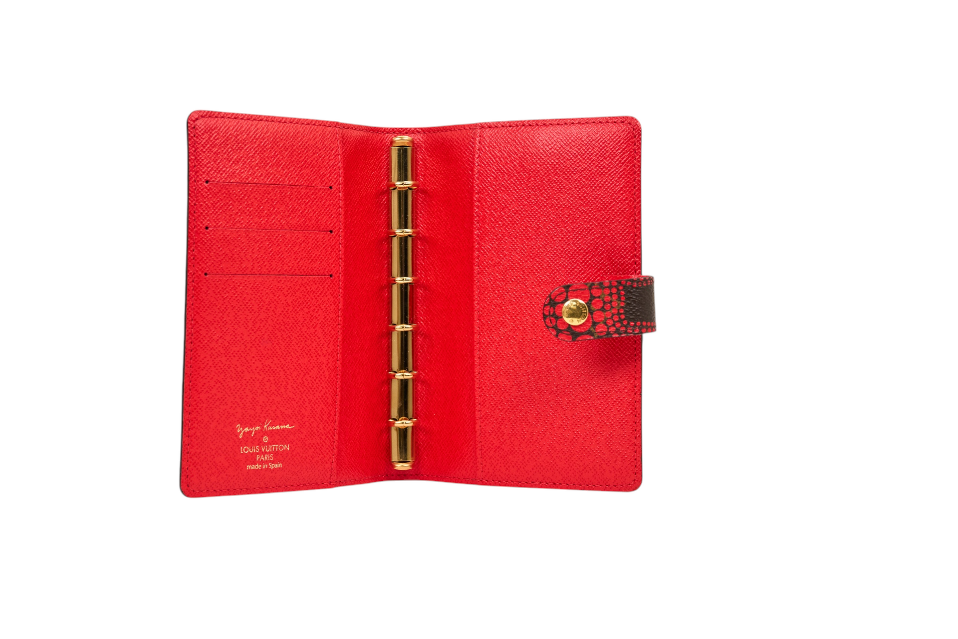 Louis Vuitton Monogram Kusama Dots Red Monogram Town Agenda PM Planner