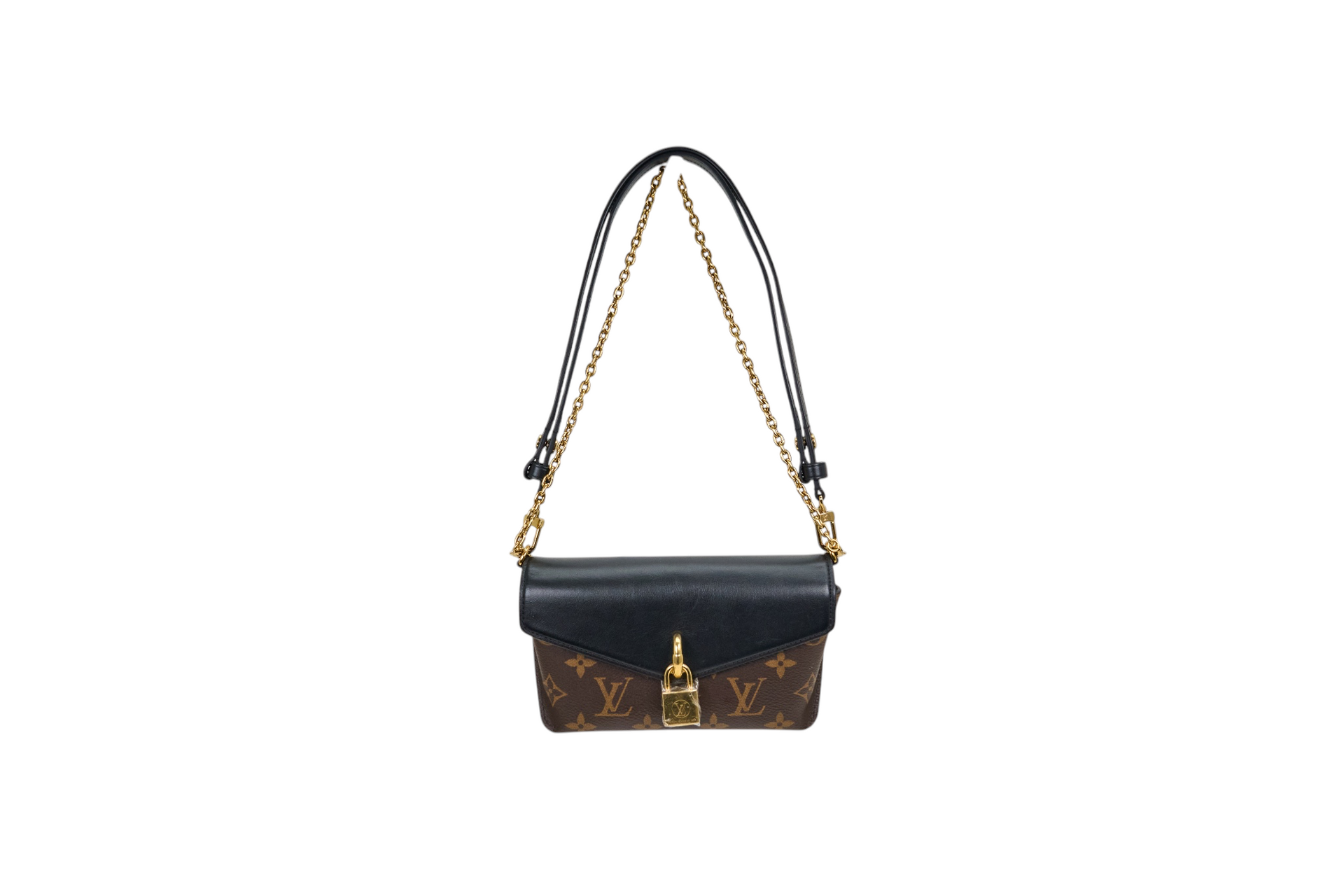 Louis Vuitton Padlock On Strap Monogram Noir