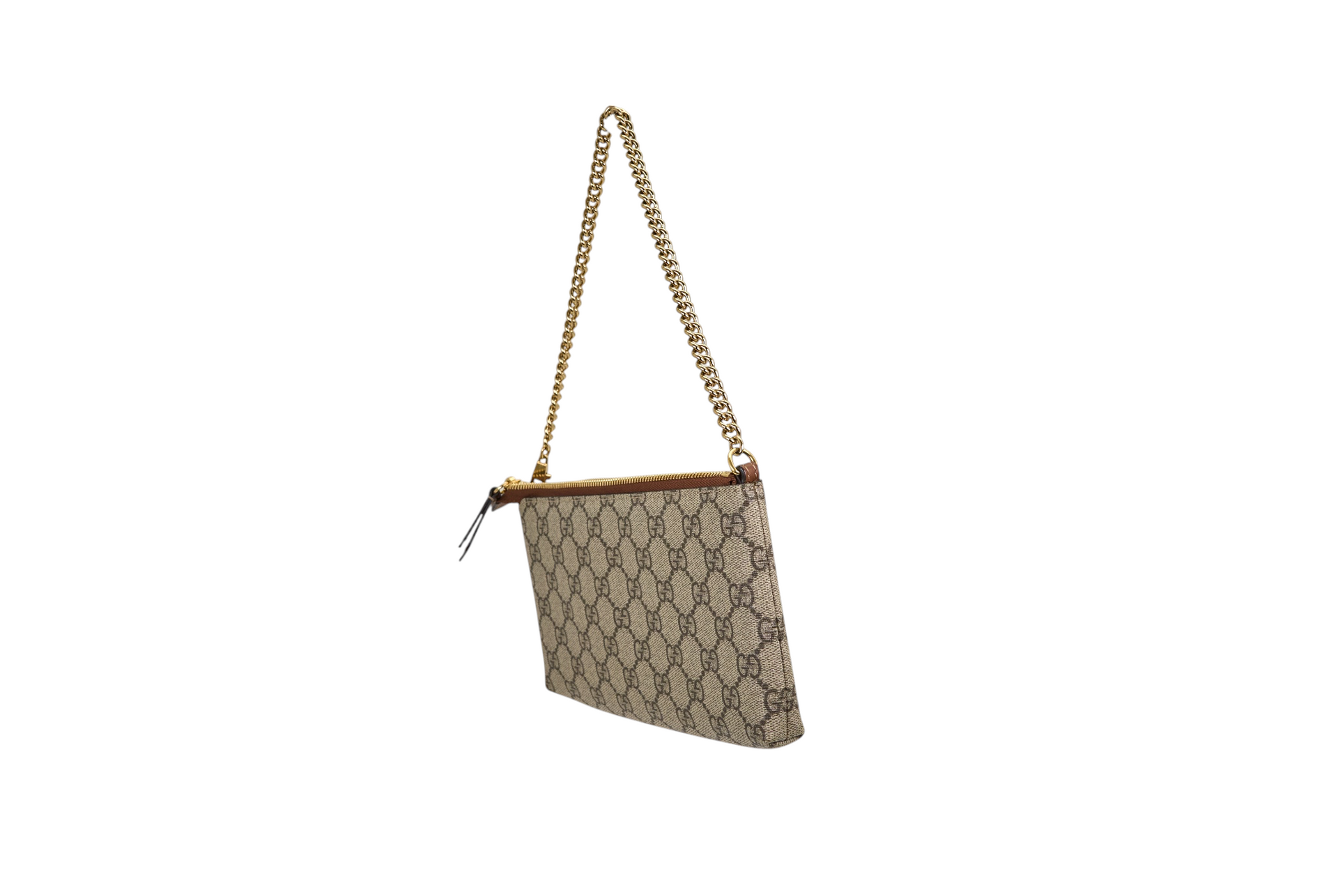 Gucci GG Supreme Bee Chain Wallet