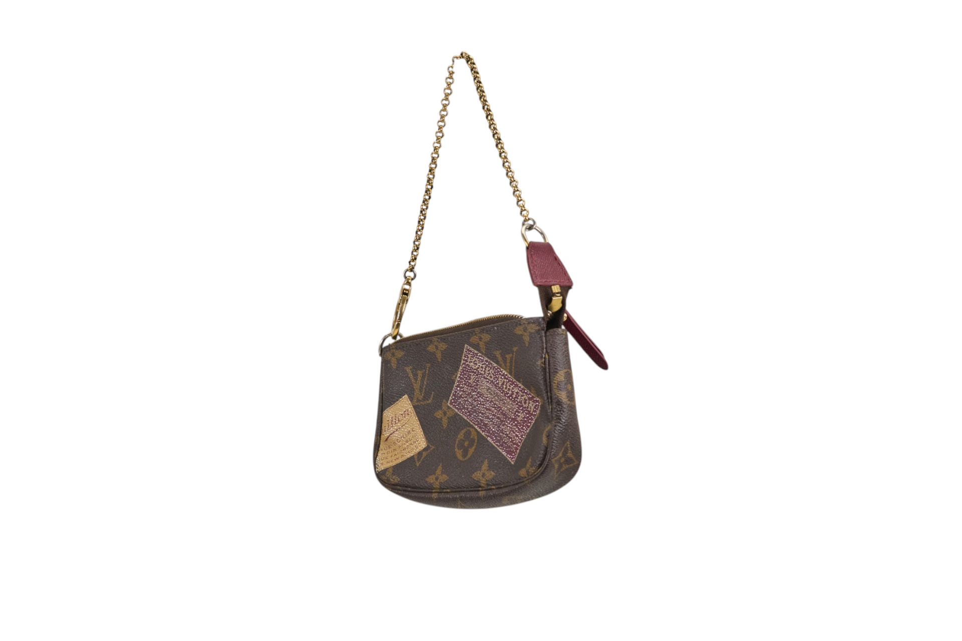 Louis Vuitton Mini Pochette Accessories Monogram Stamps