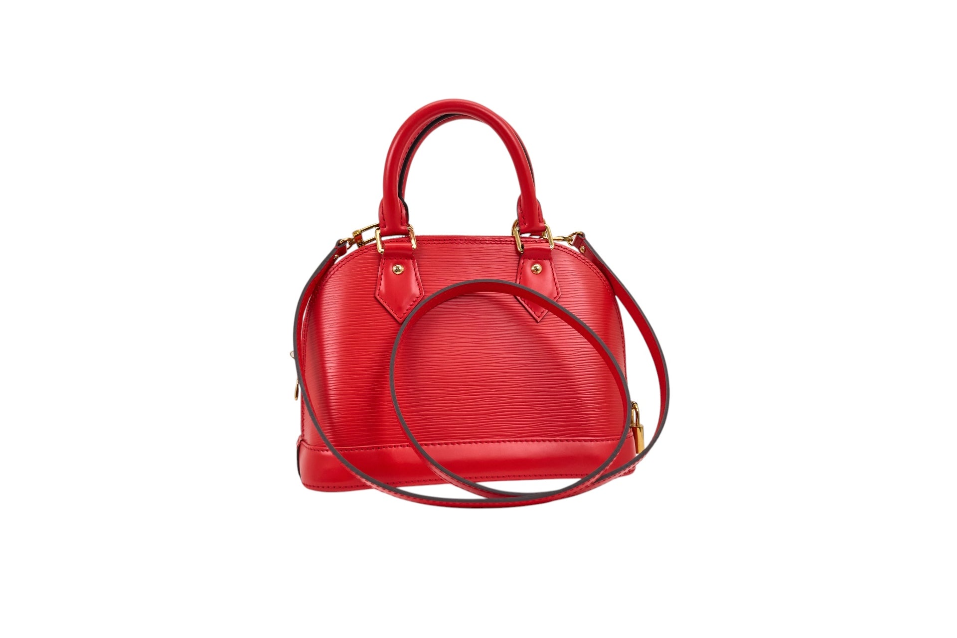 Louis Vuitton Alma BB Epi Blooming Flowers Red