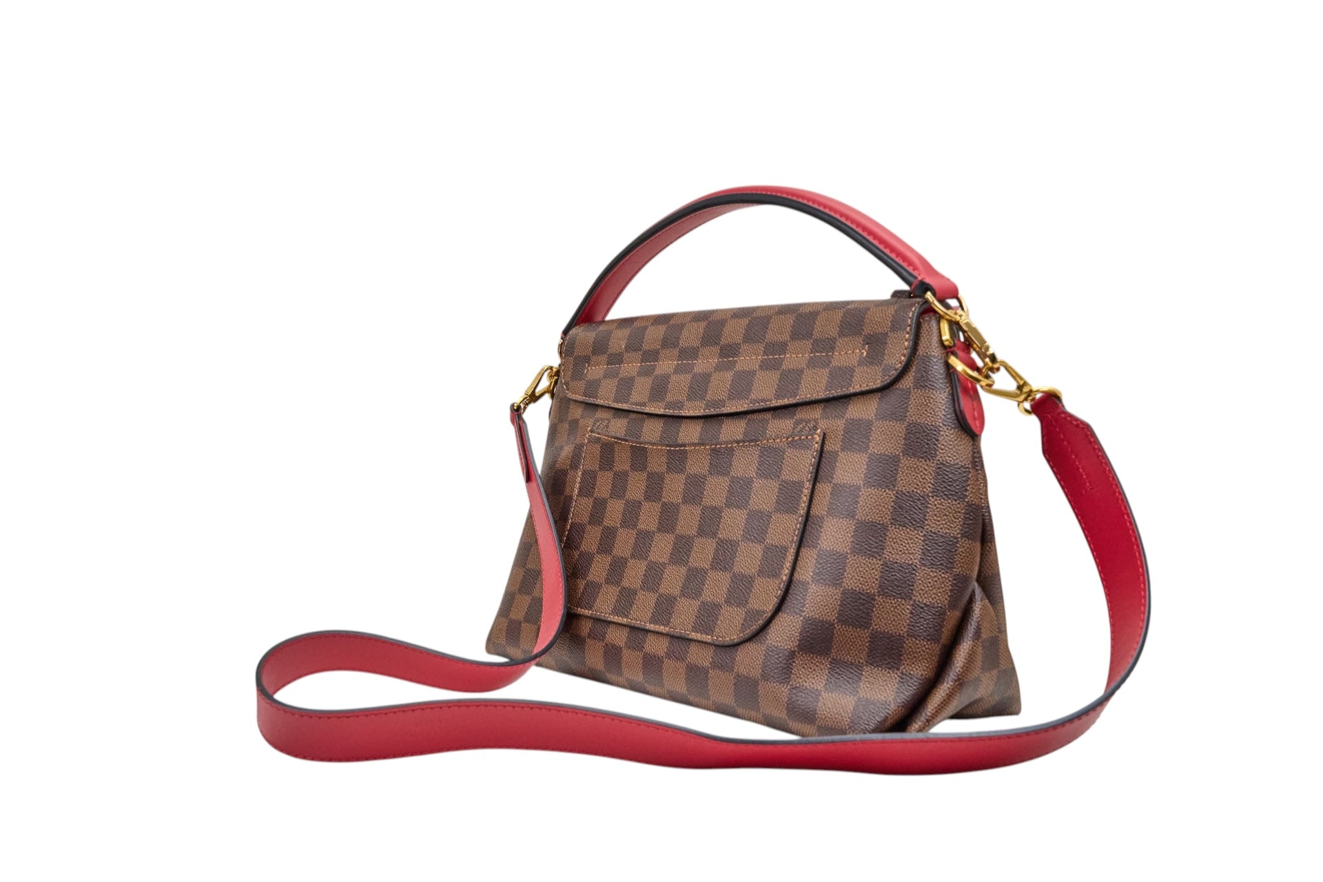 Louis Vuitton Beaubourg MM Damier Ebene Scarlet