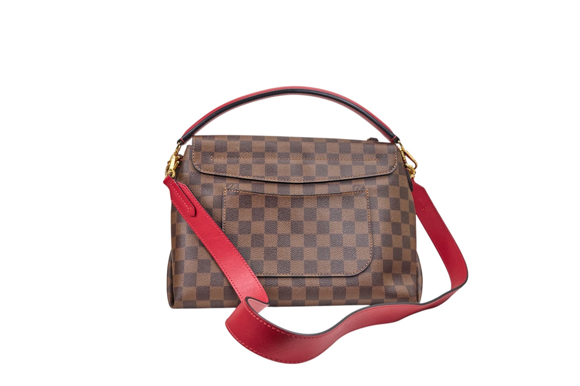 Louis Vuitton Beaubourg MM Damier Ebene Scarlet