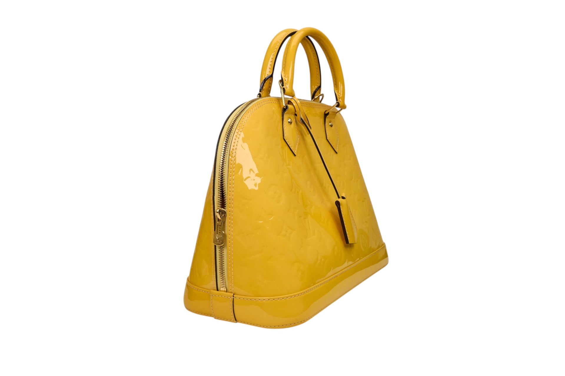 Louis Vuitton Alma PM Monogram Vernis Jaune Passion