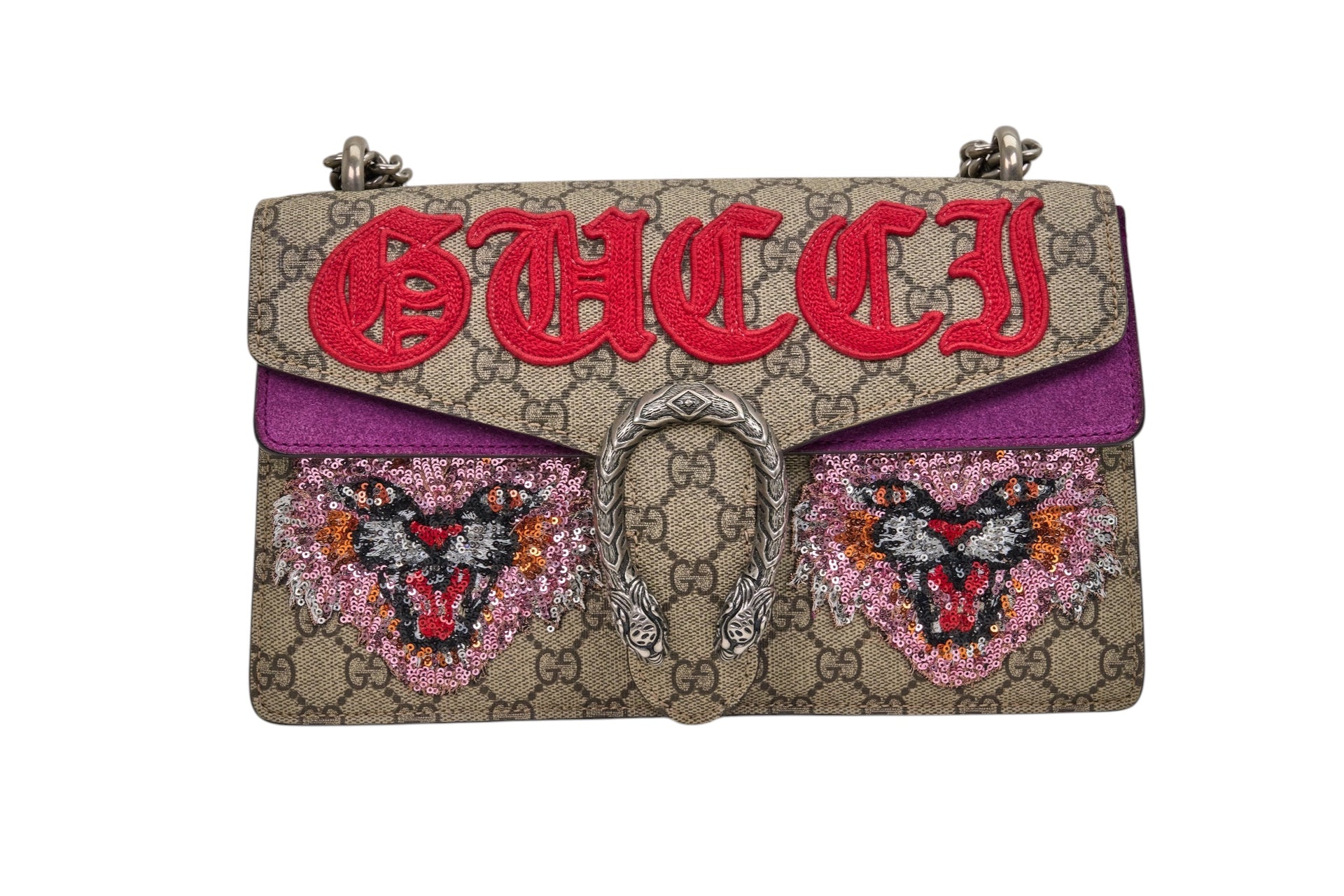 Gucci Small Dionysus Supreme Angry Cat